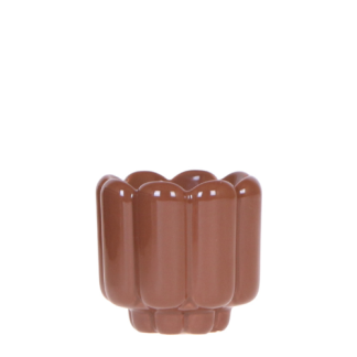 Kolibri Home | Retro Shine decorative pot - Brown - Vaso 6cm