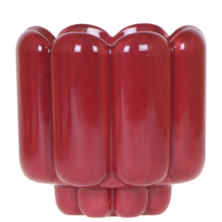Kolibri Home | Retro Shine decorative pot - Red - Vaso 12cm