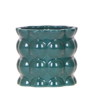 Kolibri Home | Cotton Shine decorative pot - Green - Vaso 9cm