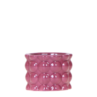 Kolibri Home | Cotton Shine decorative pot - Purple - Vaso 6cm